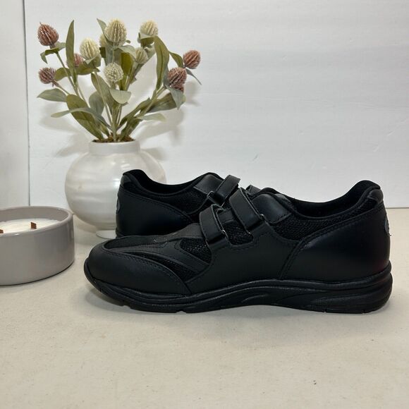 SAS Tour Mesh Hook & Loop Walking Shoes Sneakers Black Women 9.5 Wide NWOB - Picture 5 of 8